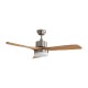 FAN VENTILATION WITH LIGHT  PRCF-80442 132cm BROWN/INOX